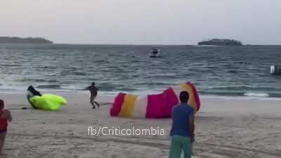 HMFT after I land my parachute on the beach...