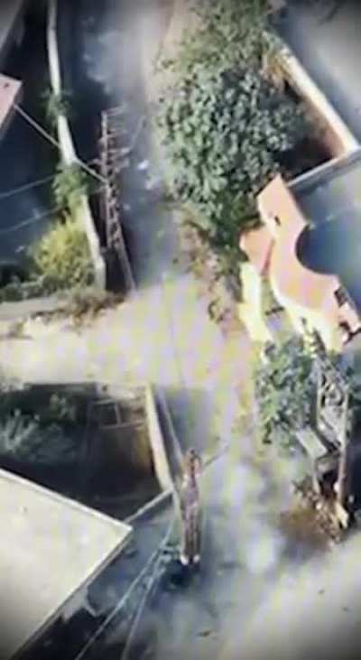 Two Hezbollah members fire anti-tank missile at IDF forces, then get eliminated.