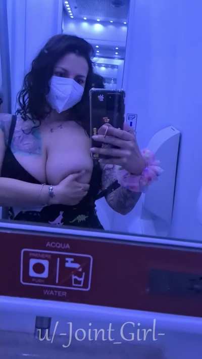 Sneak in the train's toilet and I'll show you a different kind of ride (OC)