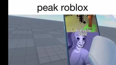 "Peak roblox" (Credits to: Geboo YT)