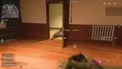 He thought I only had a pistol, but I improvised