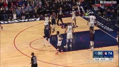 [Highlight] Joel Embiid possessions vs. DPOY favorite Rudy Gobert