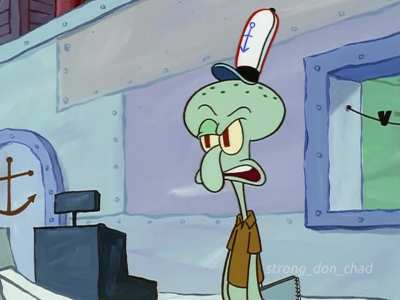 Walter WHite in the Krusty Crab