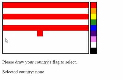 Tired of dropdowns? Try our new pixel art country selector!
