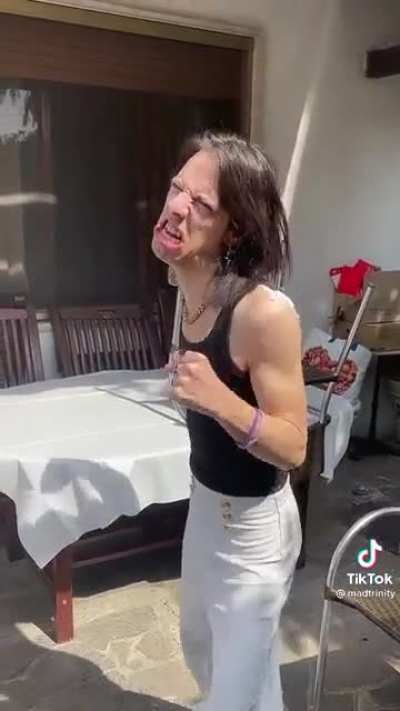 That slap was personal.