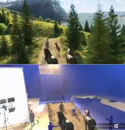 Behind the scenes