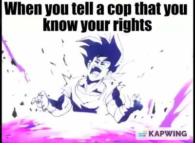 "Stop resisting"