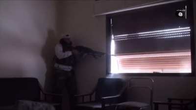 ISIS fight against HTS in Yarmouk Camp, Syria, 2017