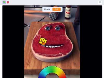I remade Charlie the steak on Scratch!