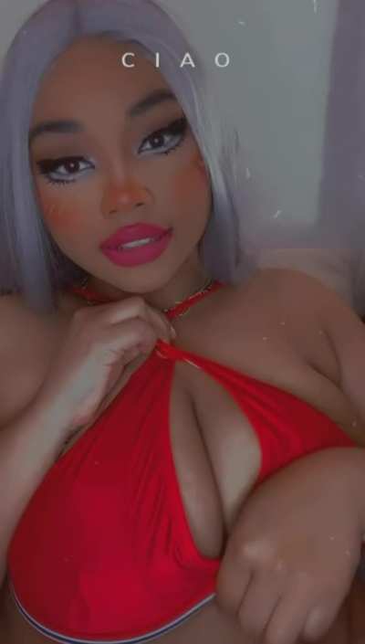 I think I dropped something?🥺&mdash; Ur Blasian Gf oc