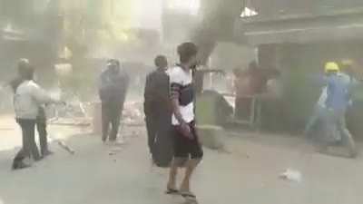 It&rsquo;s happening in Myingyan,Myanmar. Military shooting protesters with live bullets.News said three people serious injured.