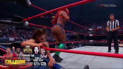 Kiera Hogan in the battle of Yams