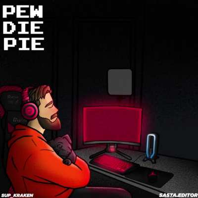 "Me and my friend made this a while back but never posted. Hope this reaches Pewds &hearts;️"