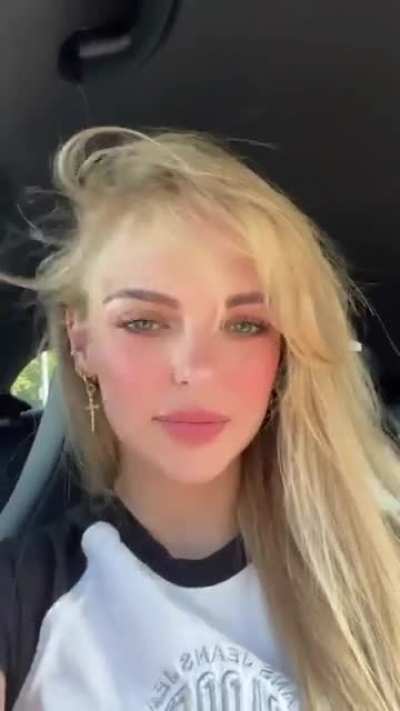 wind in her hair