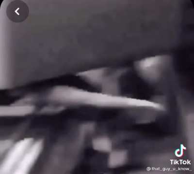 He bet everything on the handrail being there