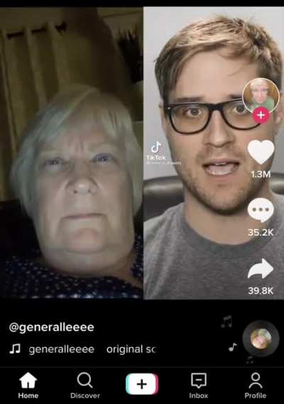 Stop scaring granny my guy.