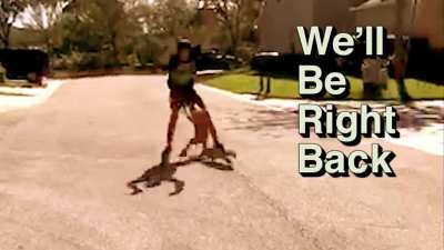 Florida man skateboards into kid