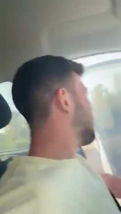 Idiot follows an ambulance