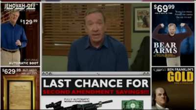 Tim Allen on gun rights (2014) I dare to dream that I too, may meme this hard about guns one day