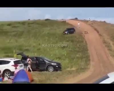 Forgot The E Brake.