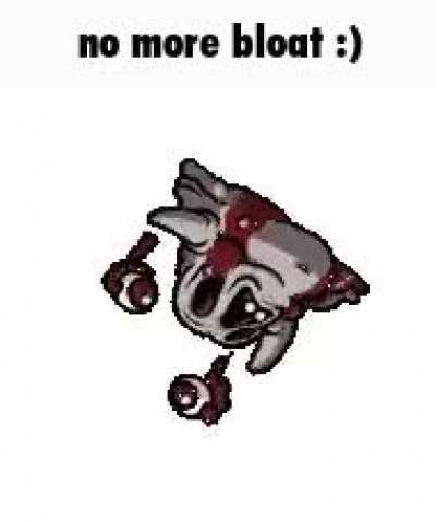 no more bloat :)