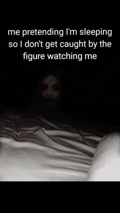 I always have this feeling when sleeping alone
