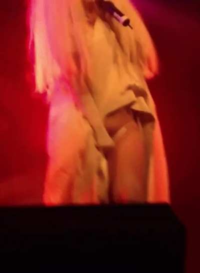 Lady Gaga showing off her pussy