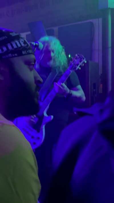Scenes from Conan/Weedeater at Stone Church in Vermont last night