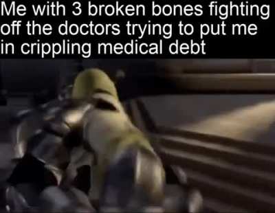 Please no! It&rsquo;s just a flesh wound. I&rsquo;ll live with the pain