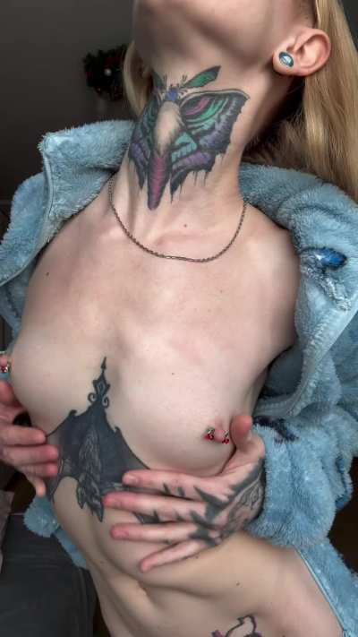 I think my tiny tits need your tongue