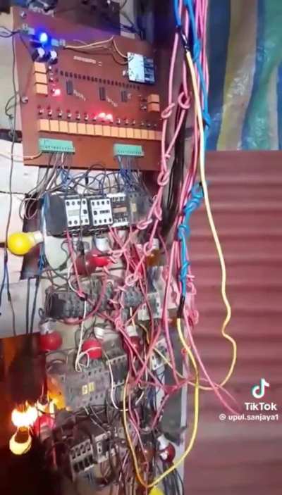 this is what&rsquo;s controlling a pattern of blinking lights at a venue in Sri Lanka