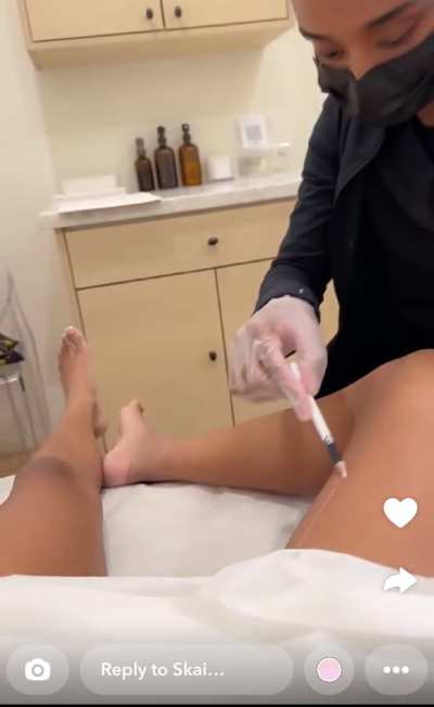Skai Jackson feet video Pt 1