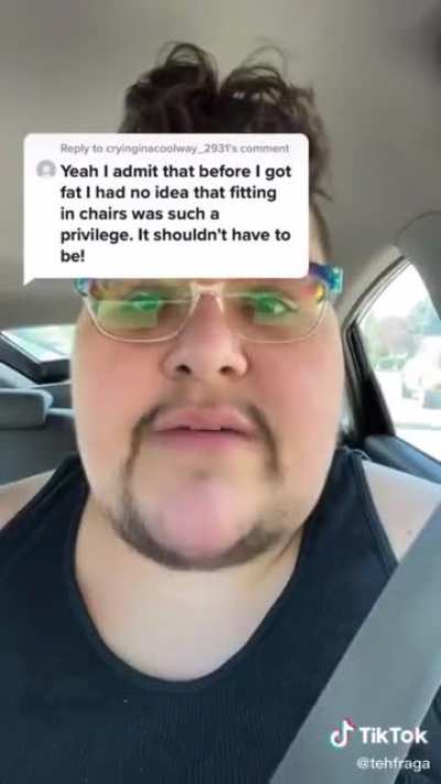 Chairs are fatphobic