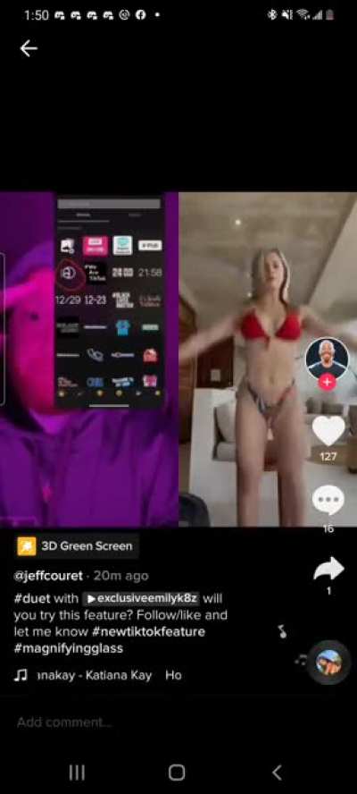After weeks of posting videos claiming he was "inspiring young girls that they don't have to show skin to go viral" He posted this...