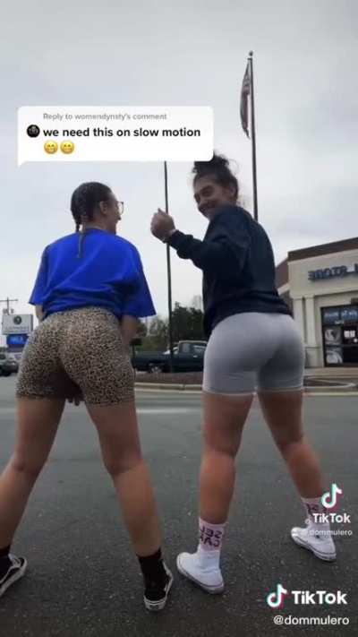 In slo mo 😩