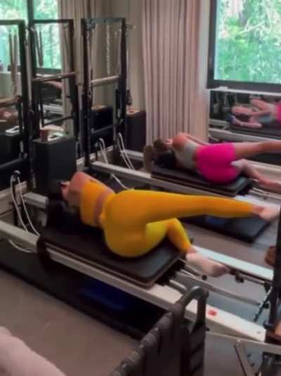 Kylie Jenner working out