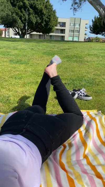 can&rsquo;t think of anything better than a pretty girl taking her shoes off in public