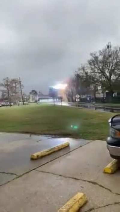 A power surge. Safe distance recording of course.