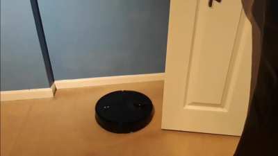 The most ominous door opening. (Not sure if this counts as a Doomba)