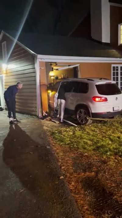 Driver claimed &ldquo;I didn&rsquo;t see the stop sign&rdquo;&hellip;.well did ya see the house??
