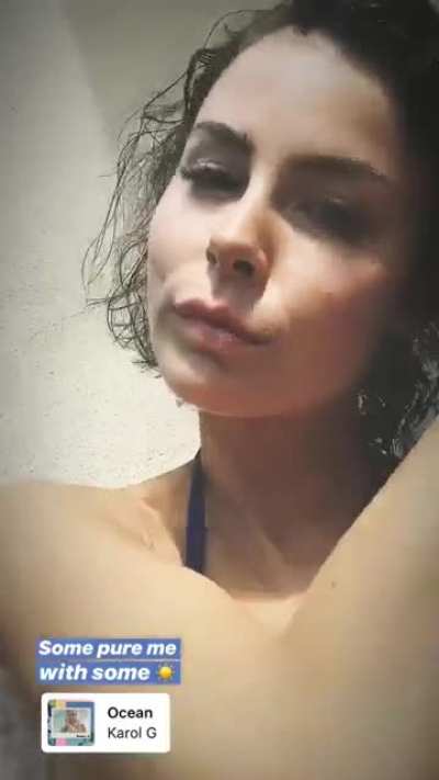 Blue bikini