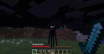 making eye contact with enderman will help you to kill or escape from him