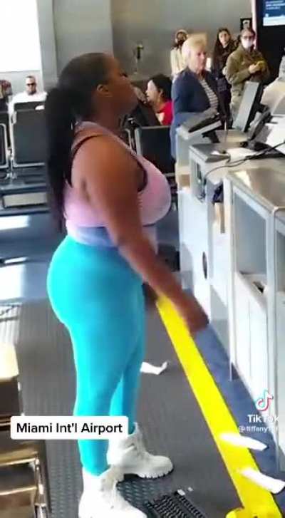 Miami airport freak out.