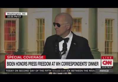 Biden accepts the title of &lsquo;Dark Brandon&rsquo; at the Correspondents Dinner