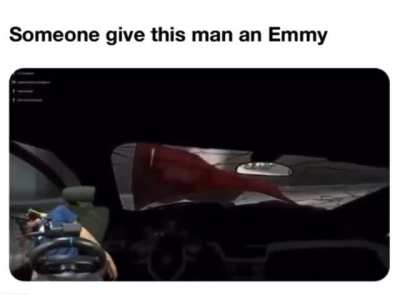 Indeed this man needs to win an Emmy