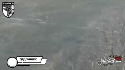 Drones of Ukraine's 'Black Raven' group (93rd Mech. Brigade 'Kholodny Yar') helped correct mortar fire to repel attacks from Russian suicide squads in the Klishchiivka area (Bakhmut sector). March 1 post