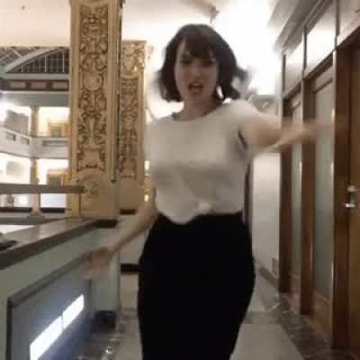 Feeling herself