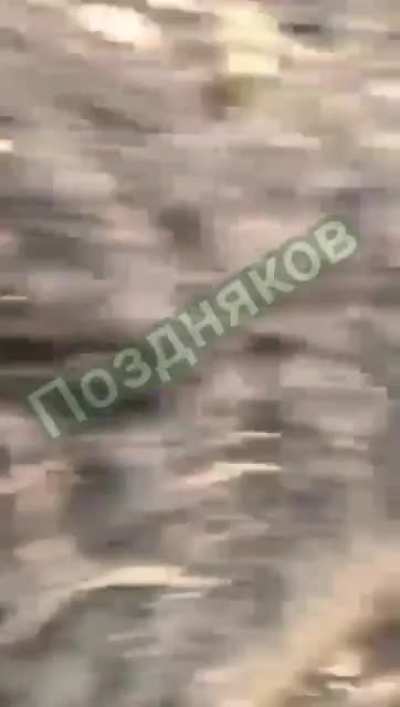 RU POV: Chechens Taking UA POWs after Assaulting their Trench Network
