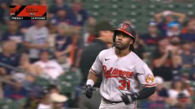 [Highlight] [Highlight] Cedric Mullins hits a go-ahead 3-run HR in the top of the 9th against the Astros!