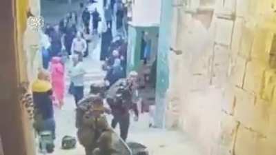 I&rsquo;m not sure if this post is allowed, but it&rsquo;s a video of the attempted terrorist attack near the Lions Gate in the old city of Jerusalem, Israel